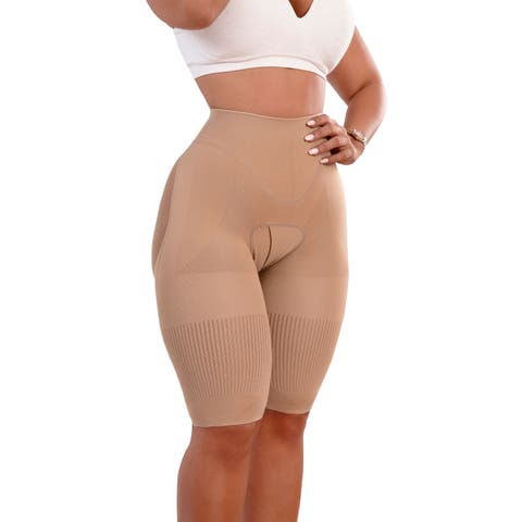 X Yahaira Happy Shapewear No.7 Low Waist Above Knee Double Tummy Layer