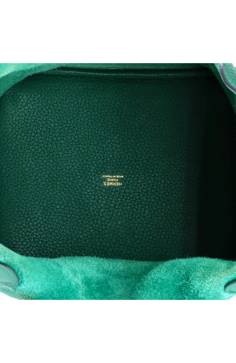 Pre-Owned Hermes Picotin Lock Bag Clemence MM, Alternate, color, Vert Vertigo