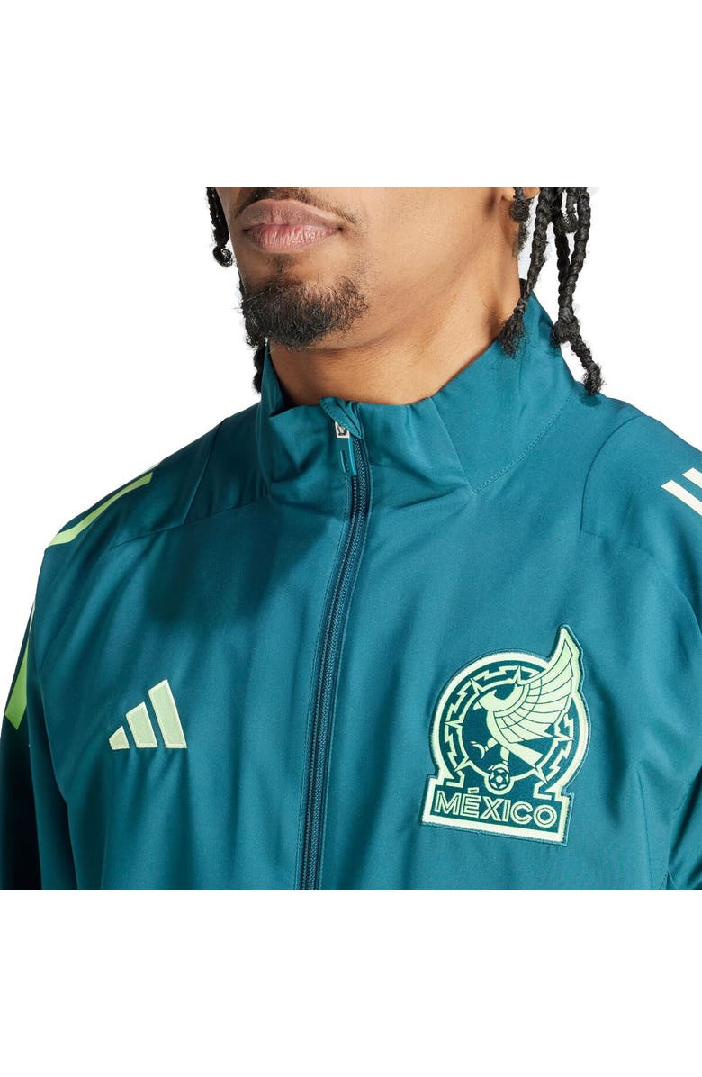 adidas Men's adidas Green Mexico National Team 2024 AEROREADY Pre-Match Full-Zip Jacket, Alternate, color,