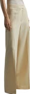 Reiss Anya Wide Leg Silk & Wool Pants