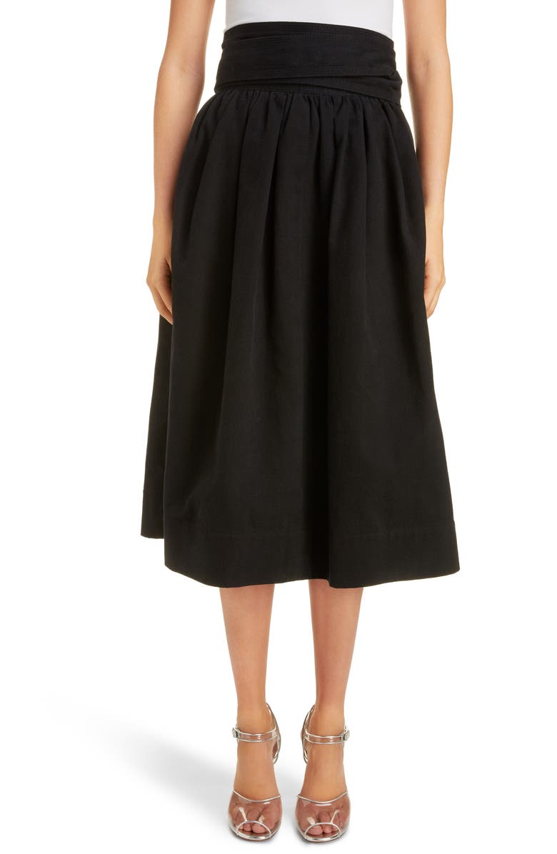 Runway Marc Jacobs High Waist Denim Skirt, Main, color, 
