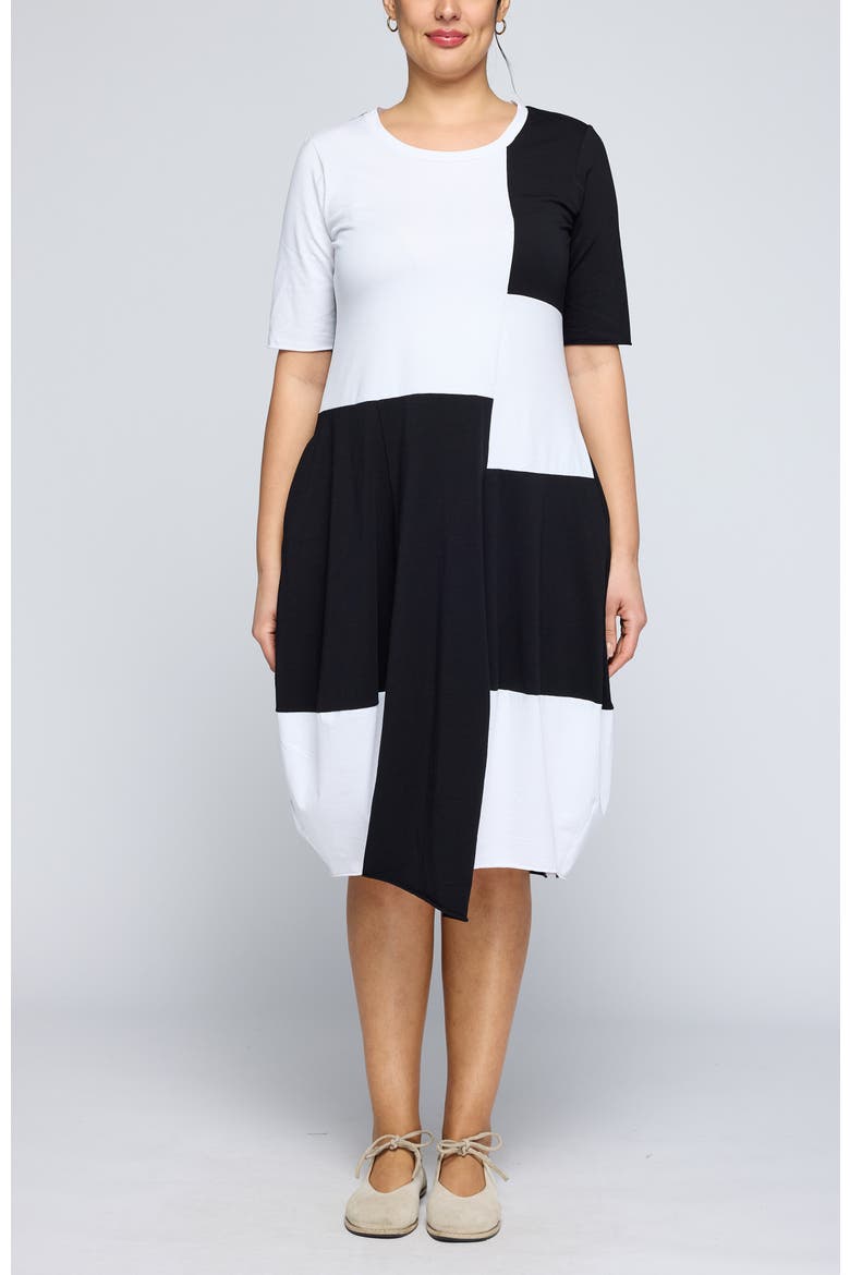 Slyph Two-Color Cotton Jersey Dress, Main, color, Original