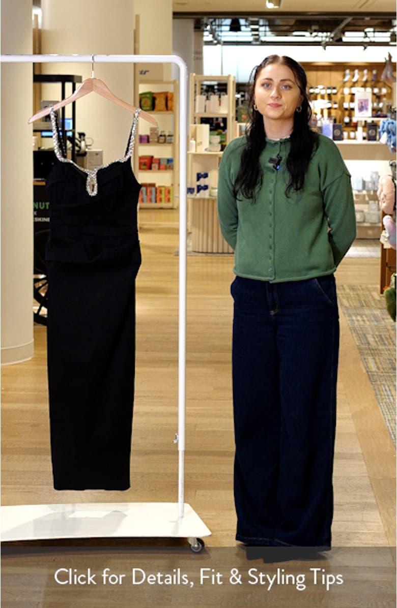 Astonhall Rhinestone Cocktail Dress, sales video thumbnail