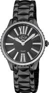 GV2 Siena Genuine Diamond Stainless Steel Bracelet Watch, 37mm - 0.038 ctw