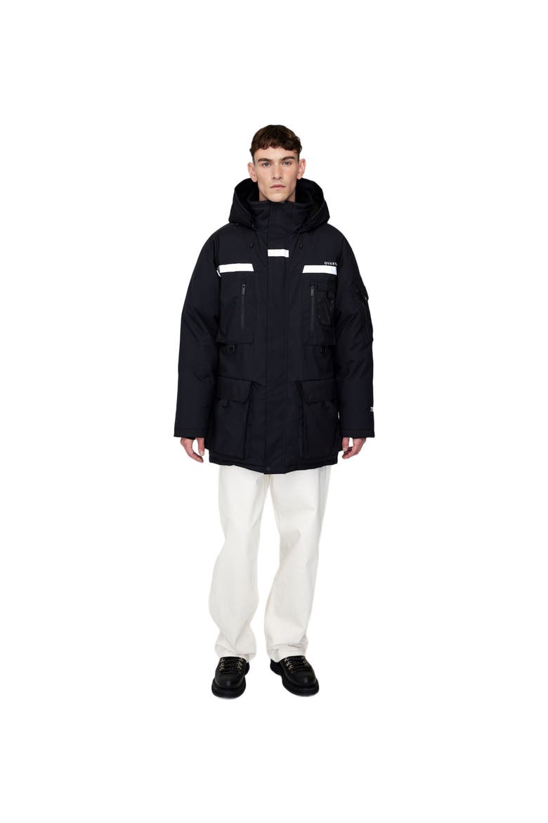 VOSTOK 3.0 | Hooded Down Expedition Jacket, Main, color, Black