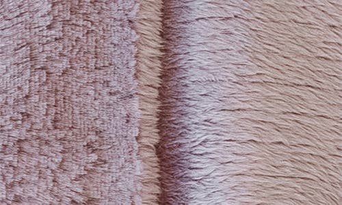 Saranoni Faux Fur Toddler Blanket In Pink