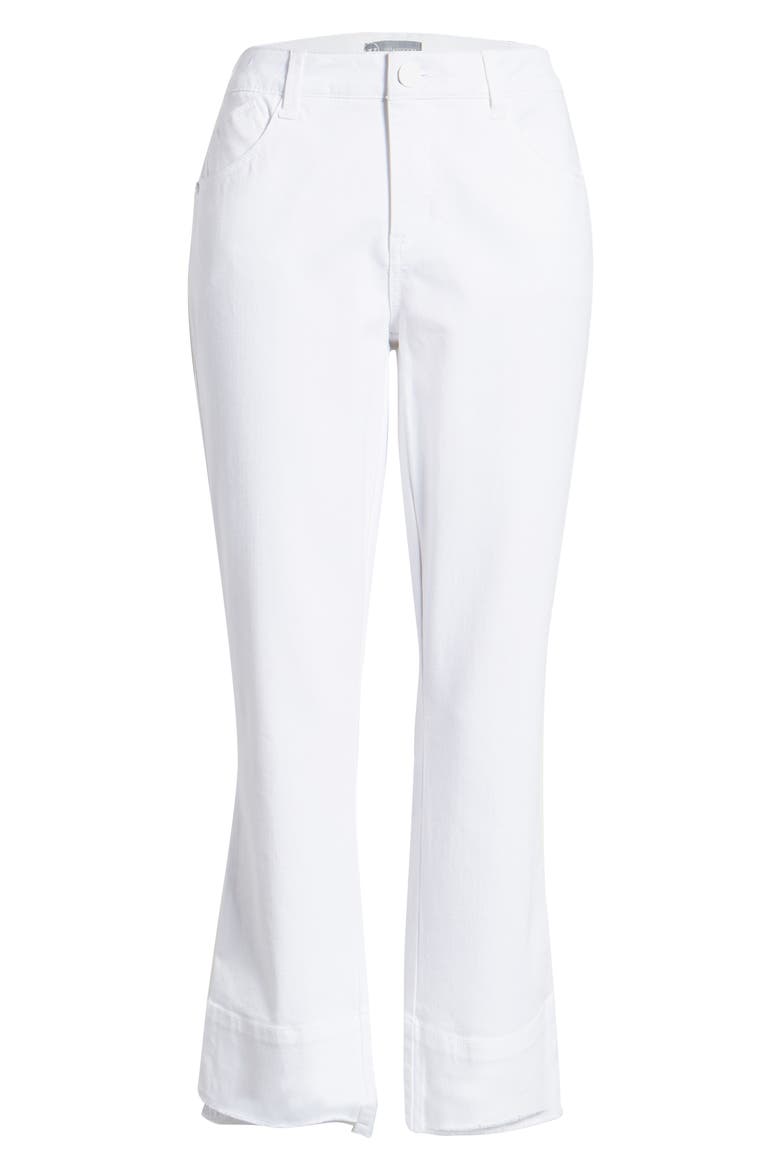 Ab-Solution Kick Flare Jeans (Nordstrom Exclusive), Alternate, color, OPTIC WHITE