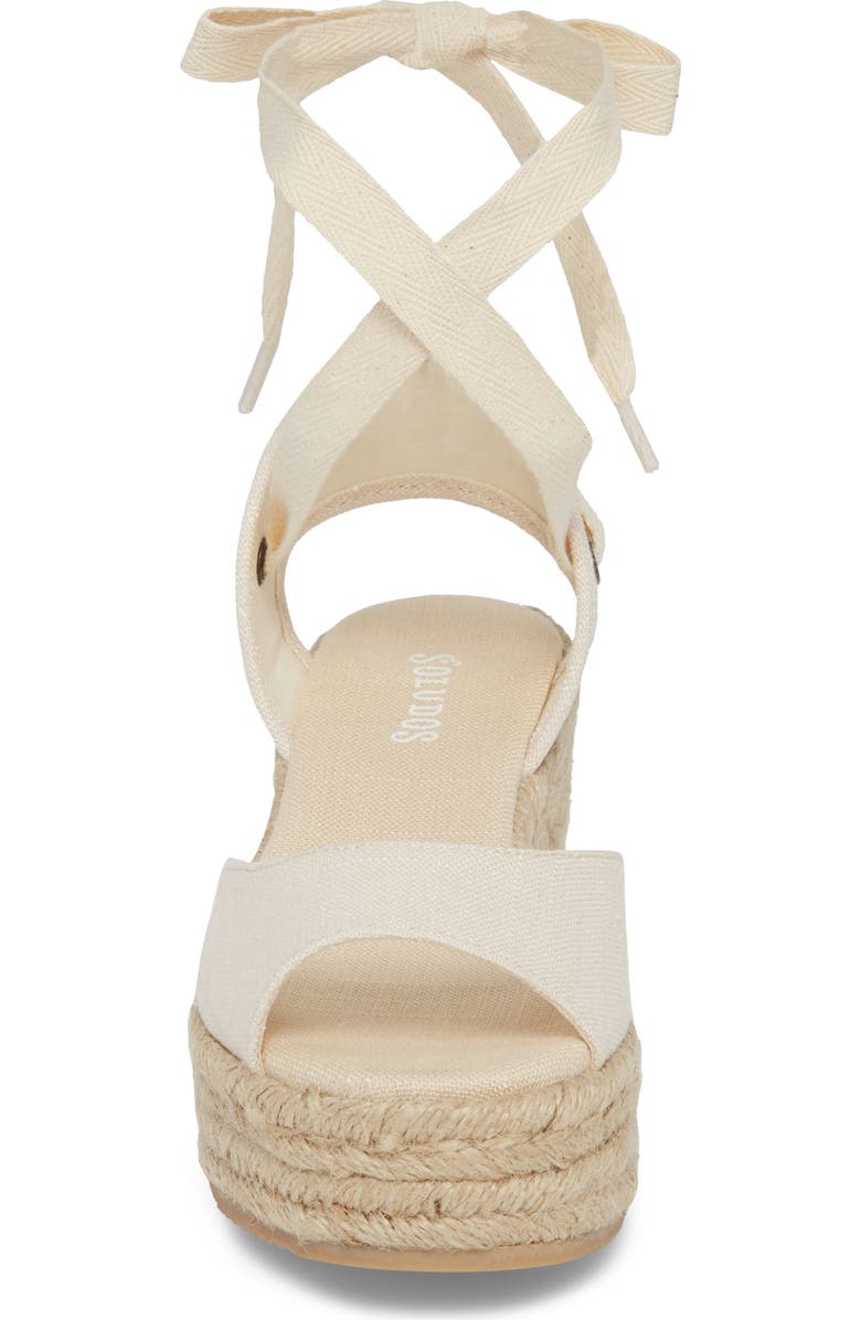 Soludos Espadrille Platform Sandal, Alternate, color,