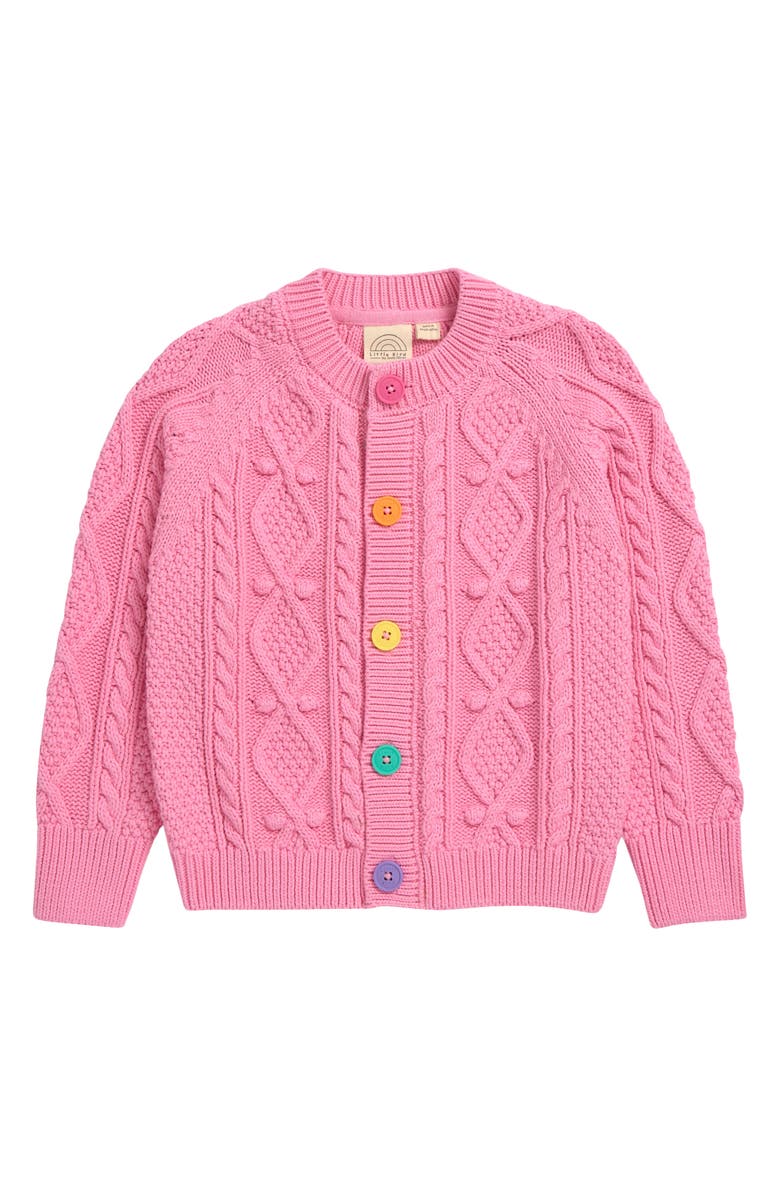 Little Bird Kids' Cable Cotton Cardigan, Main, color, 