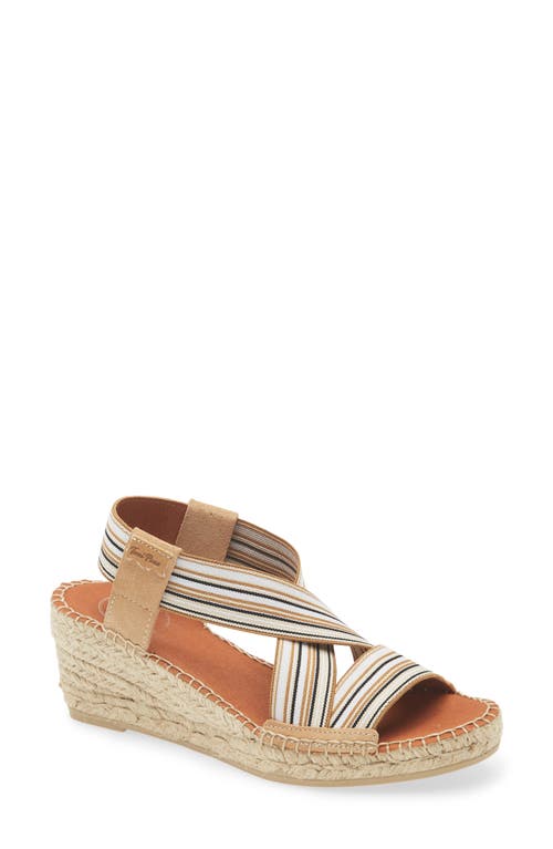 Toni Pons Tina Espadrille Wedge Sandal In Beige