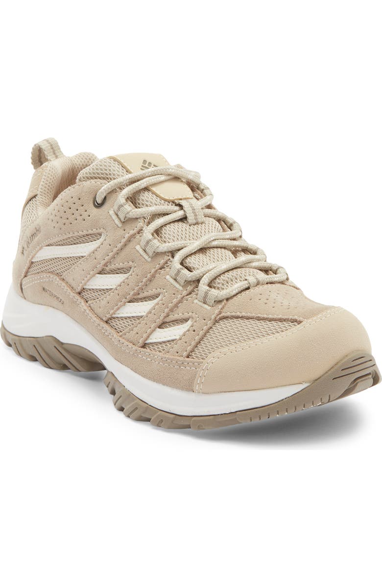 Columbia Crestwood Waterproof Sneaker, Main, color, Ancient Fossil
