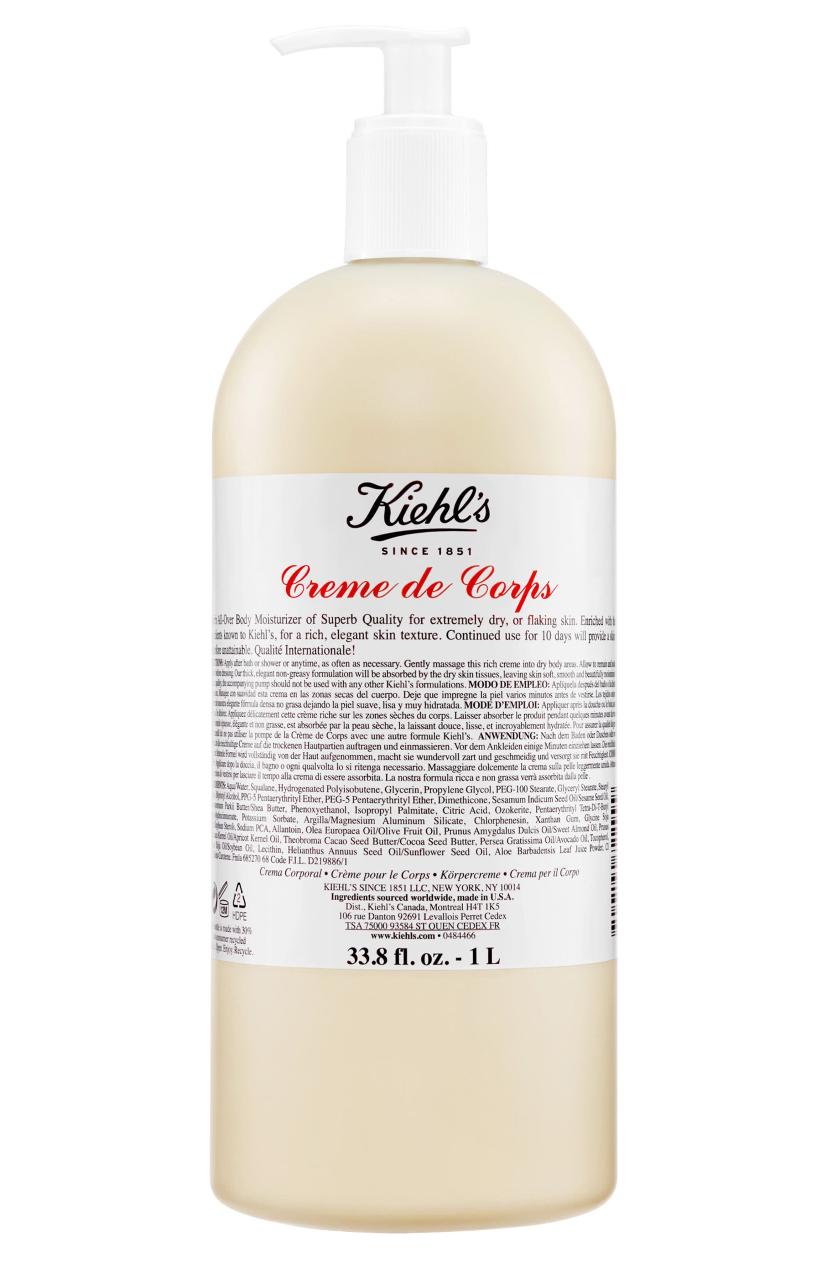 Kiehl's Since 1851 Лосьон для тела Kiehl's Creme de Corps с маслом какао, многоразовый