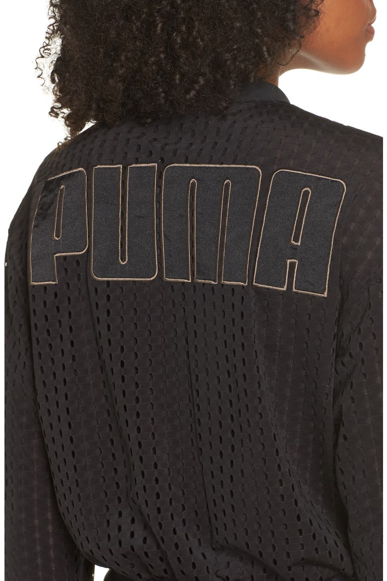 Luxe Jacket, Alternate, color, PUMA BLACK