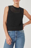 Splendid Camellia Open Knit Sleeveless Sweater