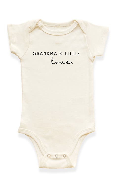 Grandma's Little Love - Organic Short Sleeve Baby Bodysuit