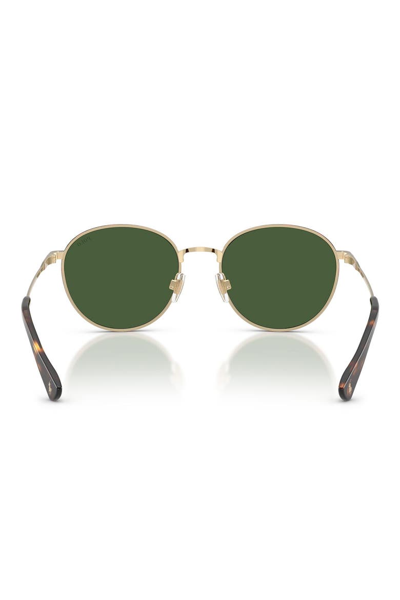 53mm Phantos Sunglasses, Alternate, color, SHINY PALE GOLD / BOTTLE GREEN
