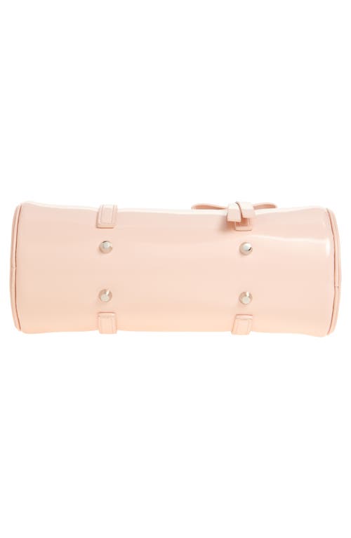 Sandy Liang Pencil Case Leather Handbag In Pink