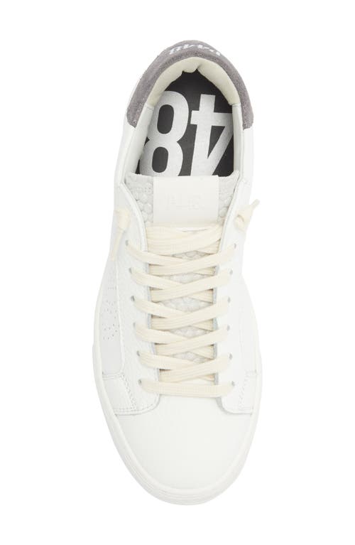 P448 Thea Platform Sneaker In White