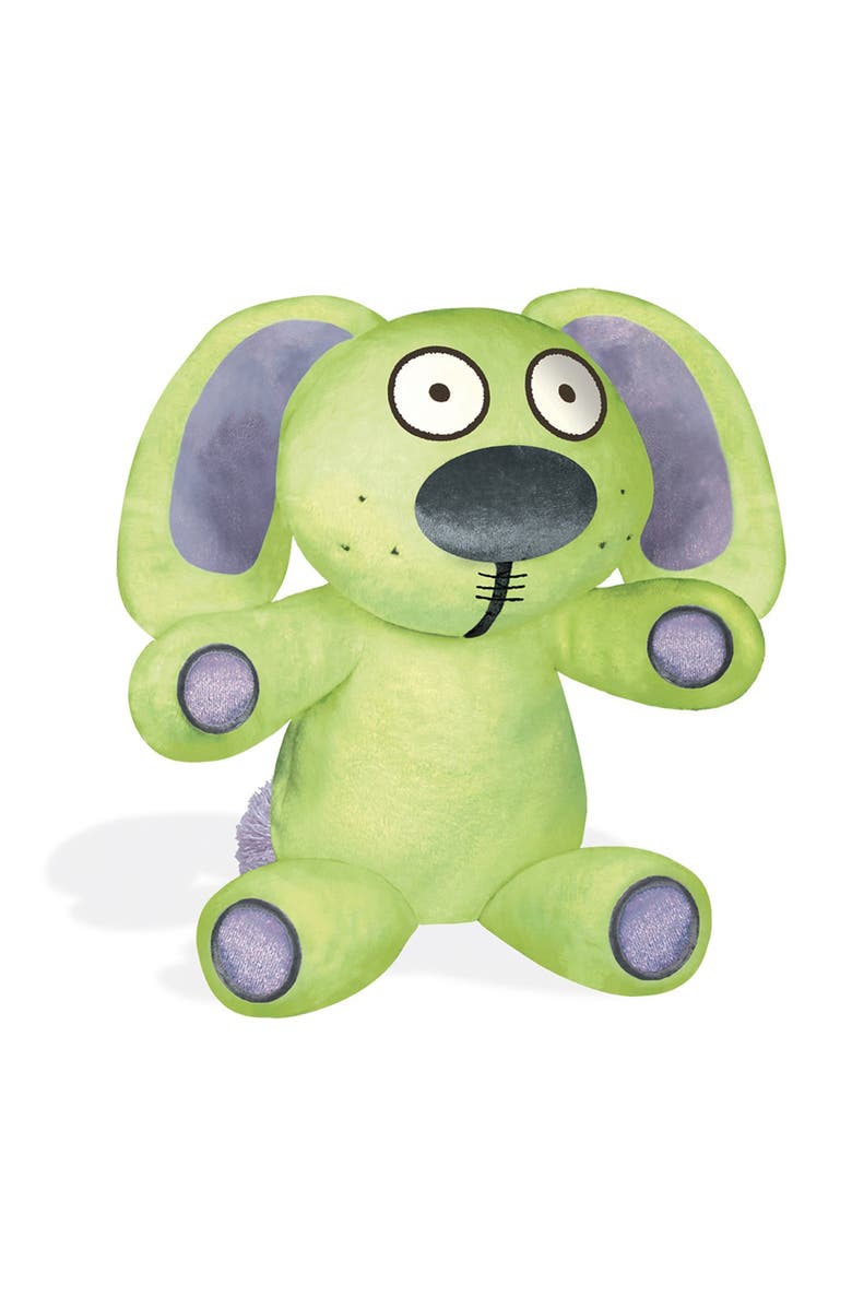 Kaplan Early Learning Knuffle Bunny Soft Plush Toy with Hardcover Book, Alternate, color, Green