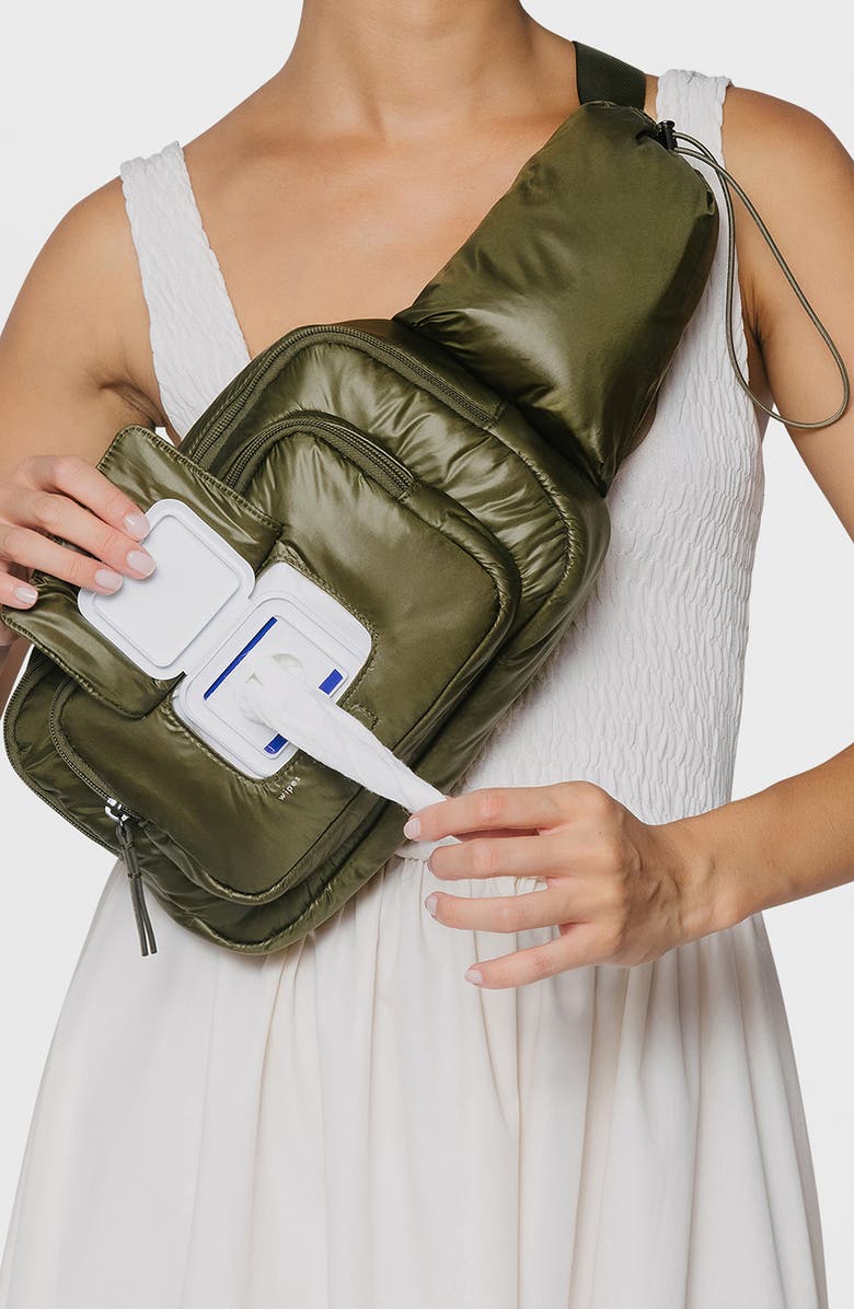 Caraa Changing Belt Bag, Alternate, color, Olive