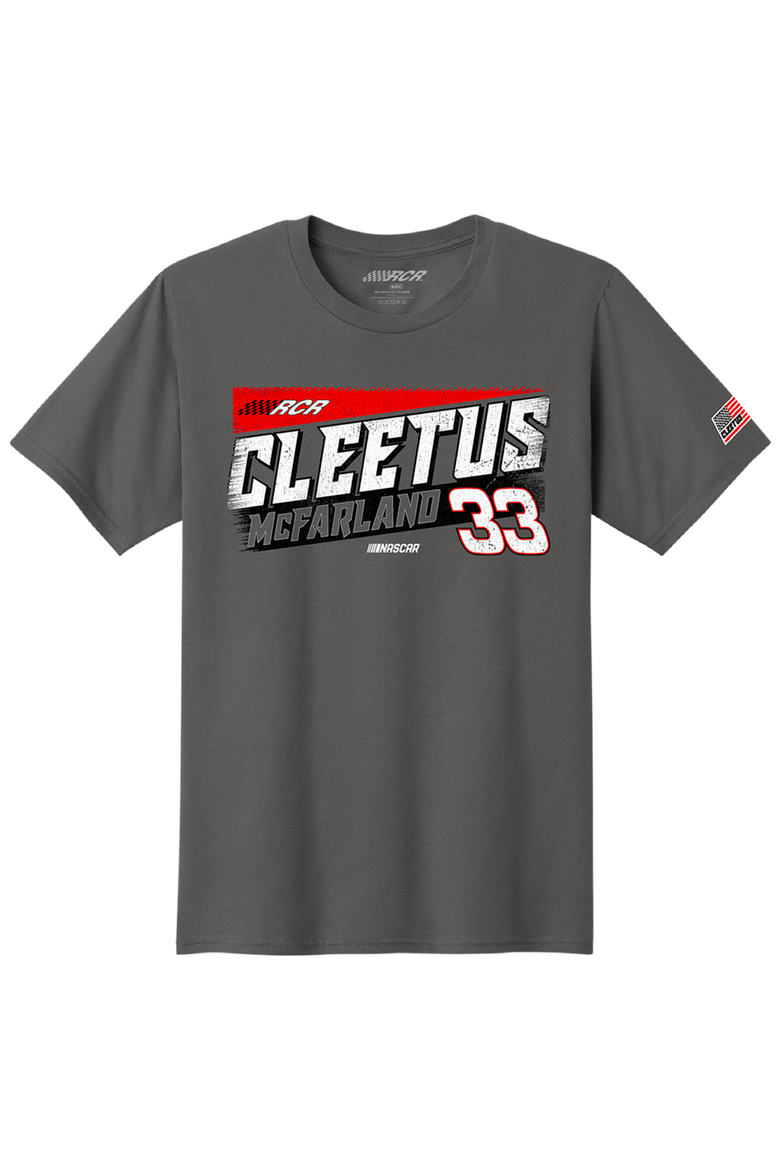 Men's Richard Childress Racing Team Collection Charcoal Cleetus McFarland T-Shirt, Alternate, color, Charcoal