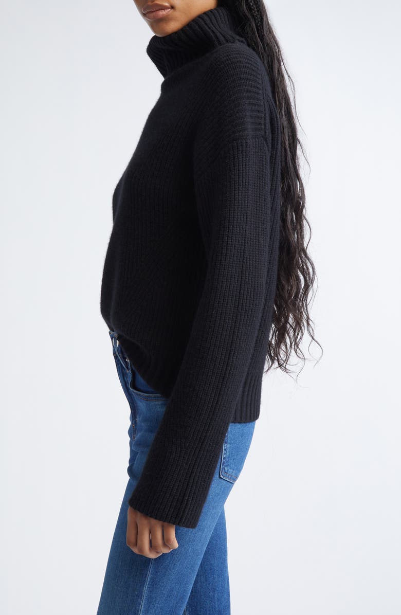 Veronica Beard Matilda Virgin Wool & Cashmere Turtleneck Sweater, Alternate, color, 