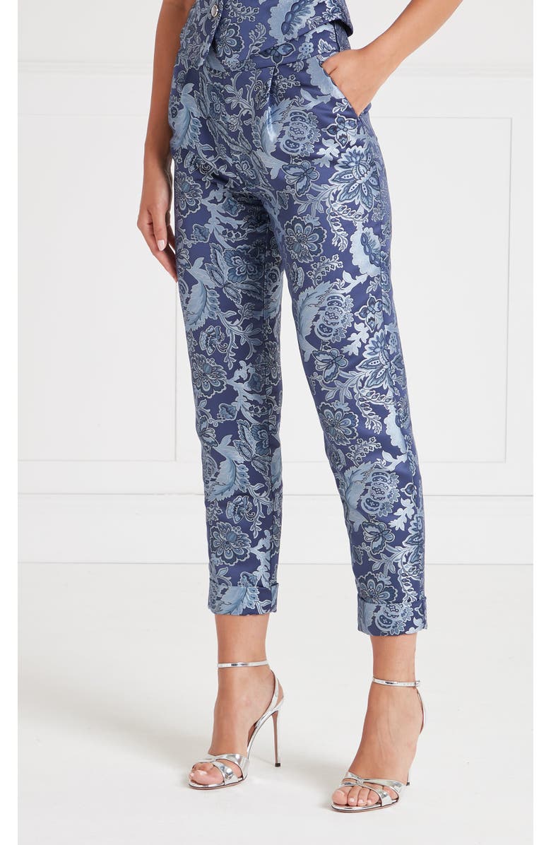 Temperley London Francis Trousers, Alternate, color, Navy