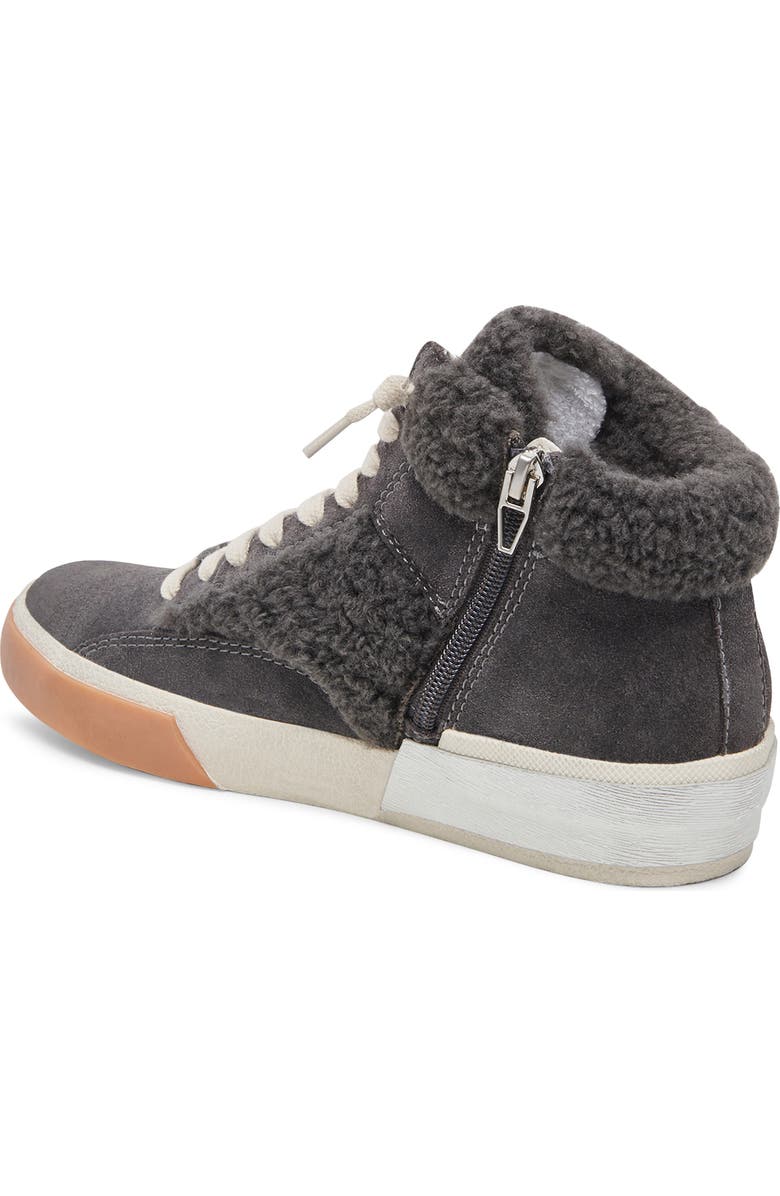 Dolce Vita Zilvia Faux Shearling High Top Sneaker, Alternate, color,