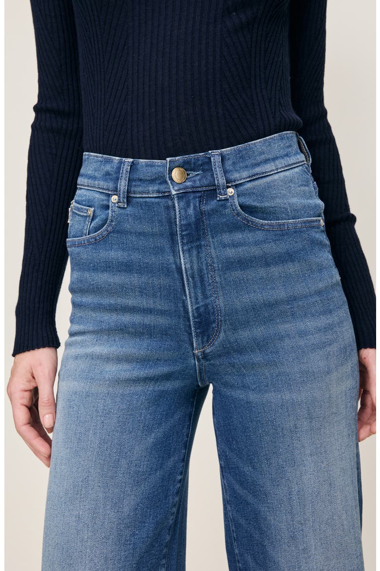 Hepburn High Waist Wide Leg Jeans, Alternate, color, OCEANSIDE