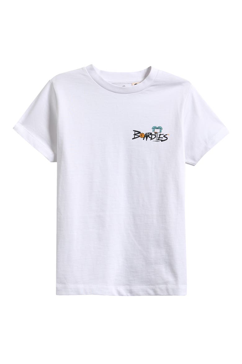 Kids' Long Shot Cotton Graphic Pocket T-Shirt, Main, color, WHITE