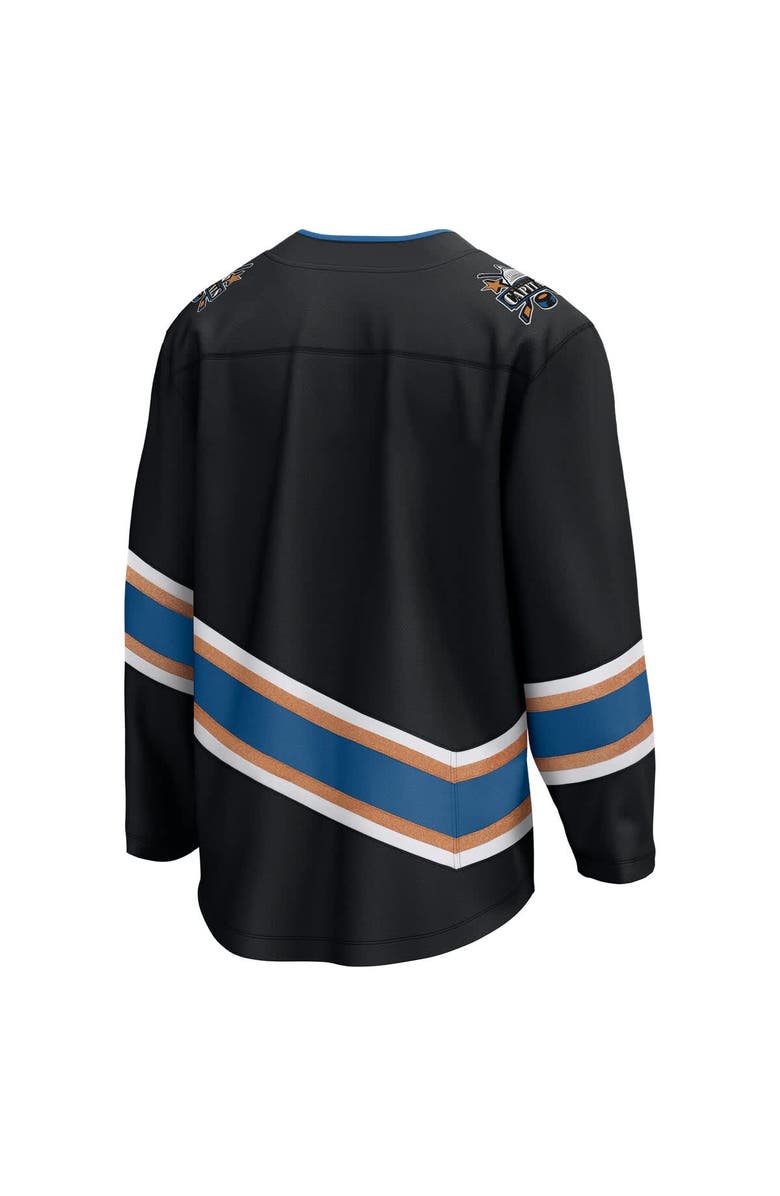 FANATICS Men's Fanatics Black Washington Capitals Alternate 50th Anniversary Breakaway Jersey, Alternate, color, Black