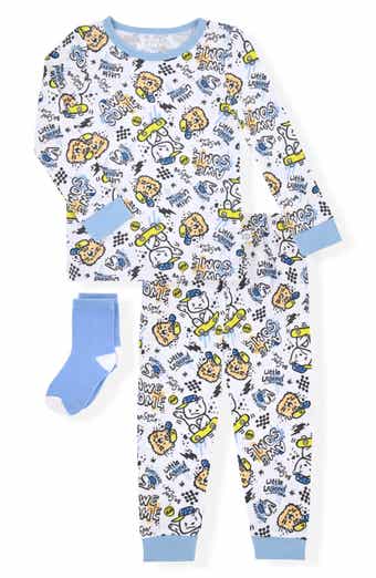 SLEEP ON IT Little Legend Fitted Two-Piece Pajamas & Socks Set