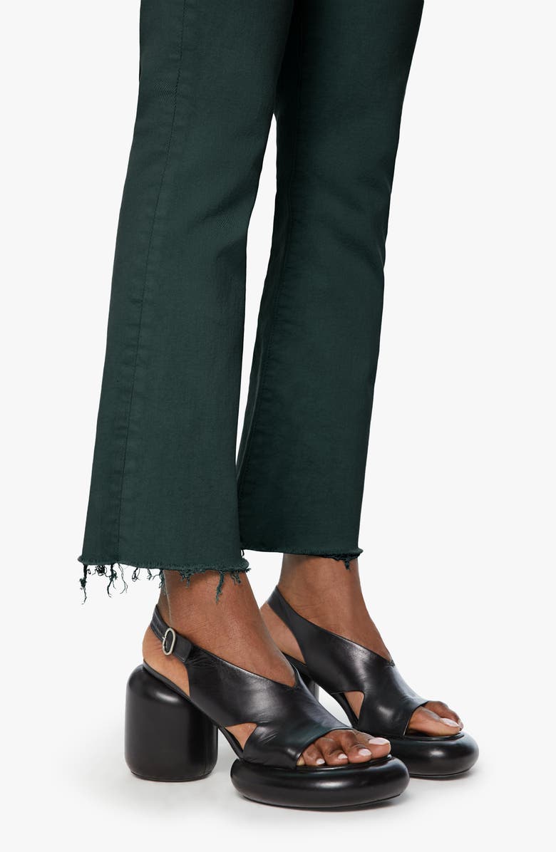 MOTHER The Hustler Fray Hem Flare Jeans, Alternate, color, 