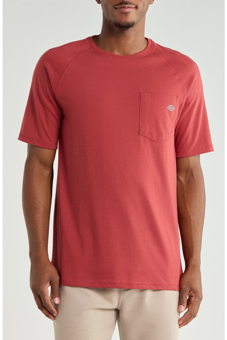 Performance IQ Pocket T-Shirt, Main, color, CORAL REEF
