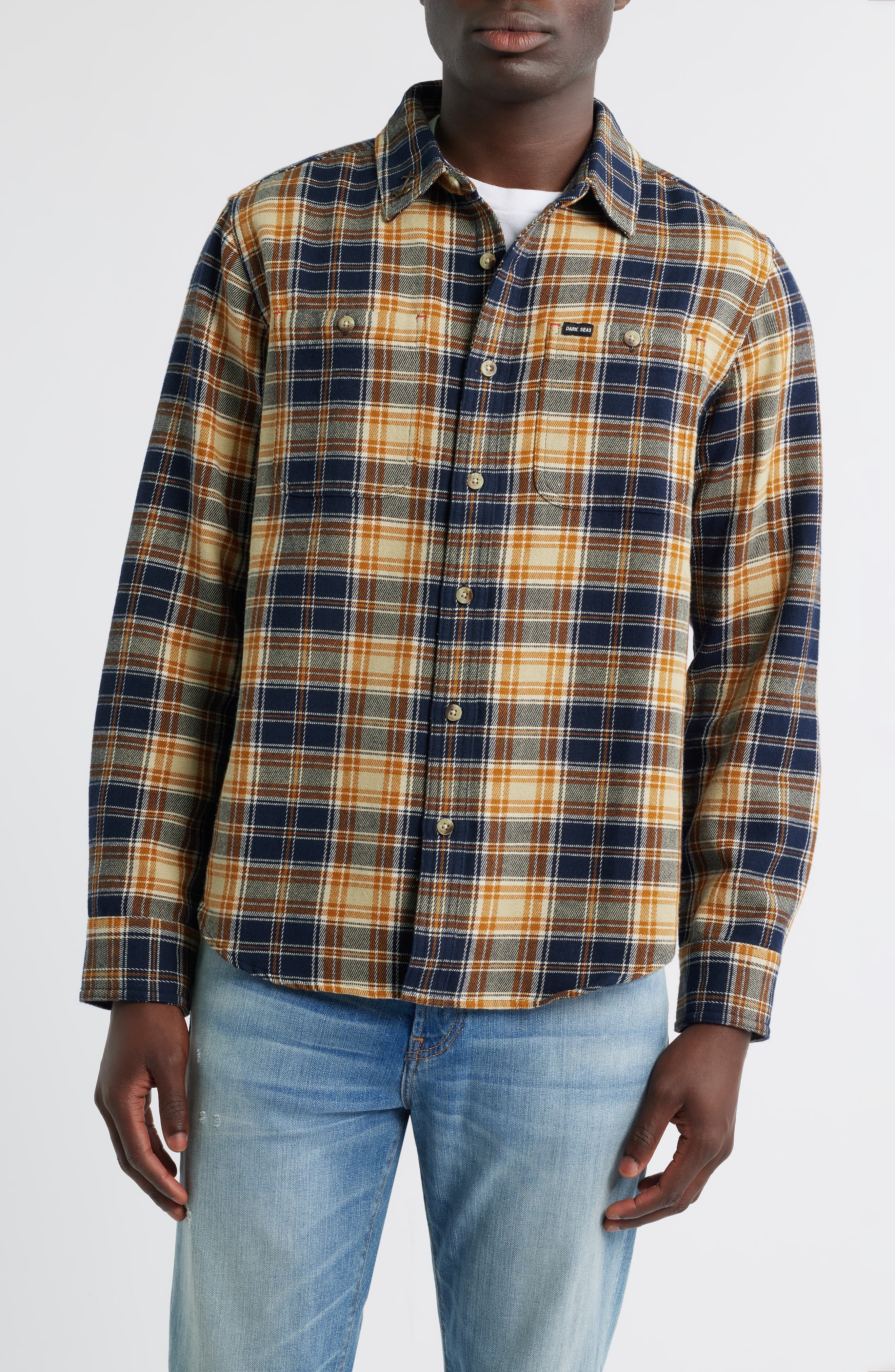 Cimmeron Plaid Cotton Button-Up Shirt - image 3