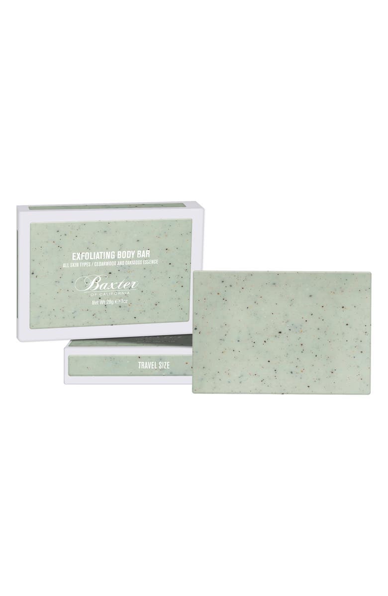 Baxter of California Cedarwood & Oakmoss Essence Exfoliating Body Bar, Main, color, 