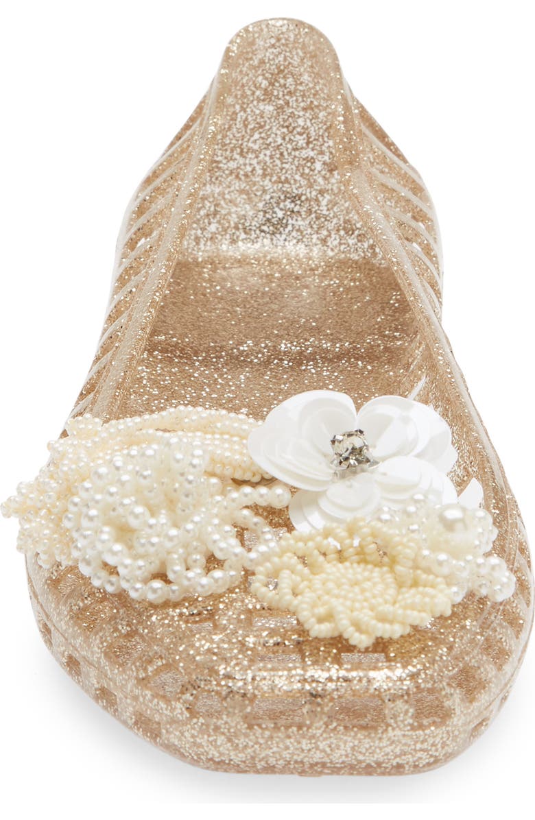 HEAVENLY JELLY Dazzla Jelly Ballet Flat, Alternate, color, Gold
