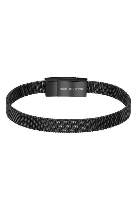 Men's Stainless Steel Mesh Chain Bracelet