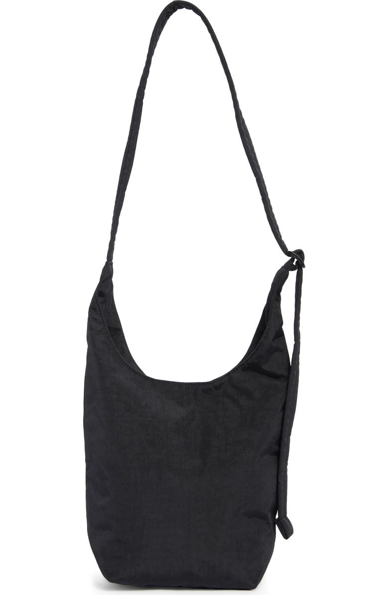 Baggu Small Nylon Sling Bag, Main, color, Black