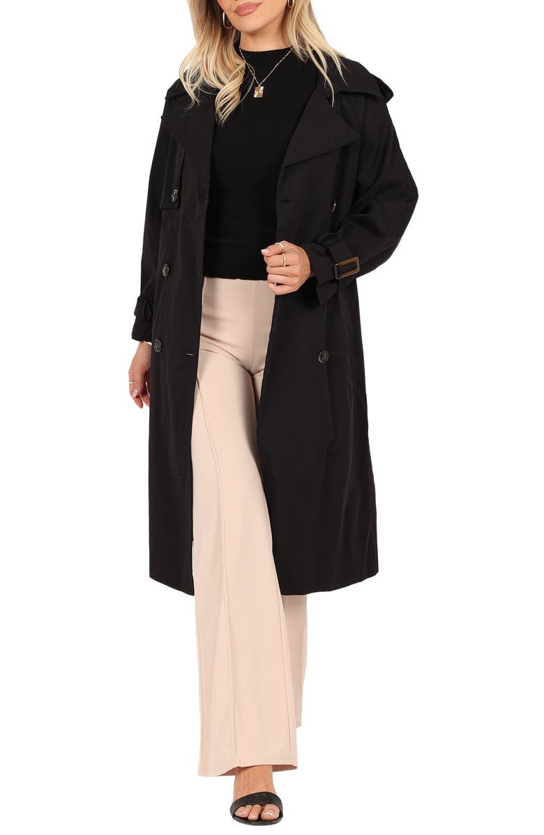 Petal & Pup Trina Belted Trench Coat, Main, color, 