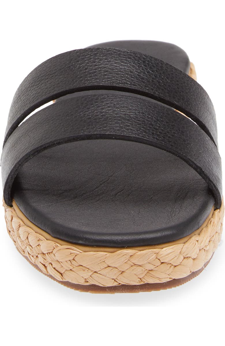 Kaanas Dantita Espadrille Platform Slide Sandal, Alternate, color,