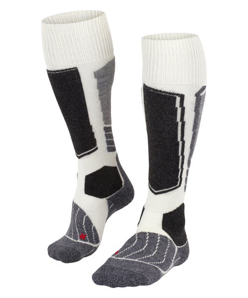 Falke Sk1 Comfort Ski Socks In White