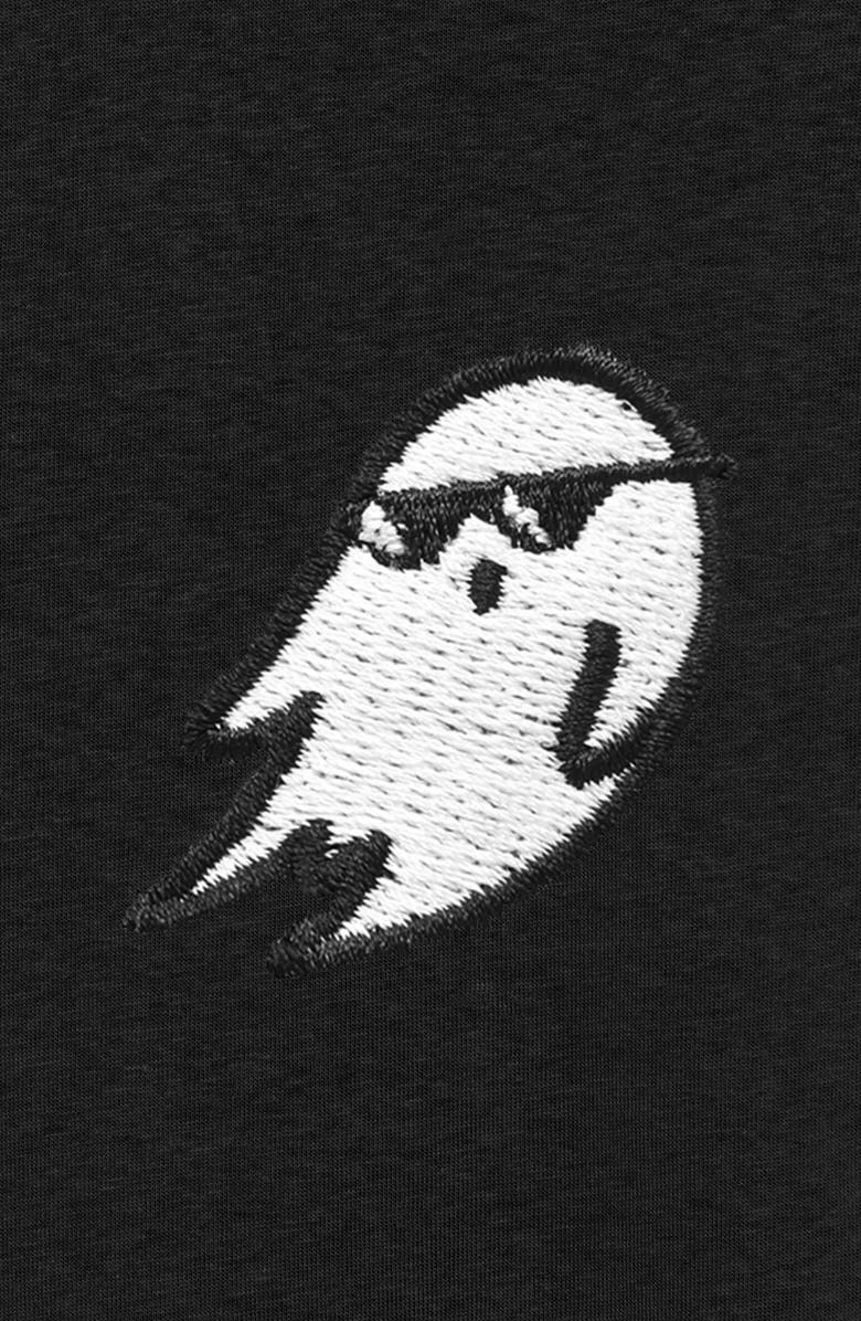 Dalix Mens Ghost Mode Heavy Weight Cotton Tee, Alternate, color, Black