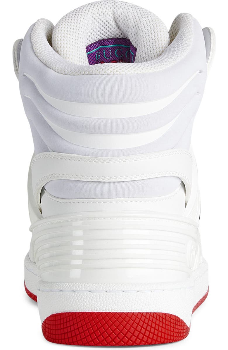 Gucci Basket High Top Sneaker, Alternate, color,