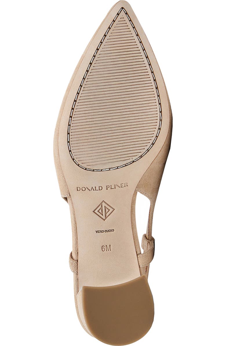 Donald Pliner Song Slingback Pointed Toe Pump, Alternate, color, Camel