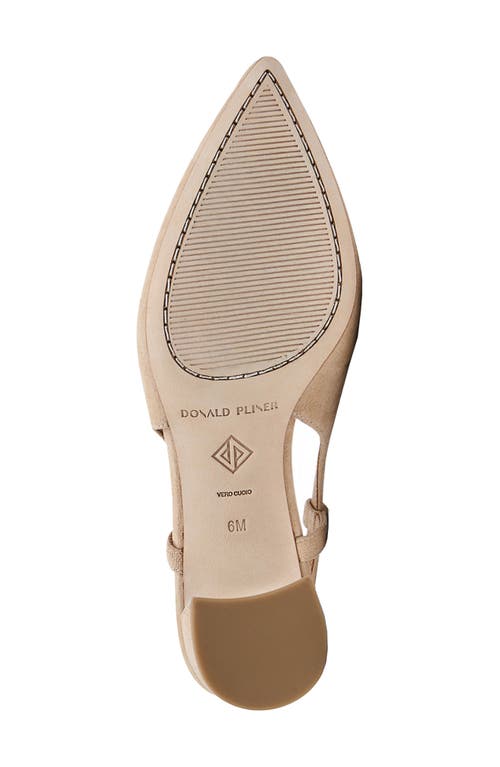 Shop Donald Pliner Song Slingback Pointed Toe Pump In Camel