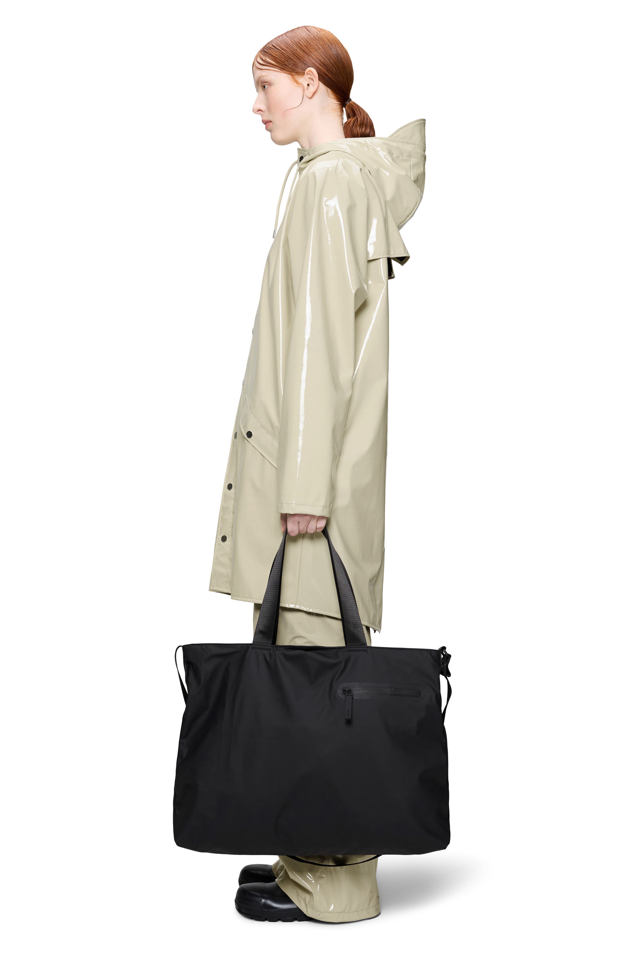 Rains Dash Messenger Tote Bag, Alternate, color, Black