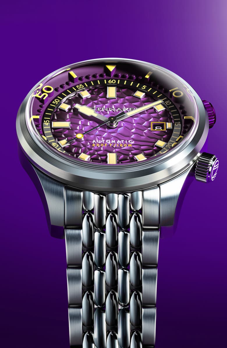 SPINNAKER Bradner Automatic Bracelet Watch, Alternate, color, 