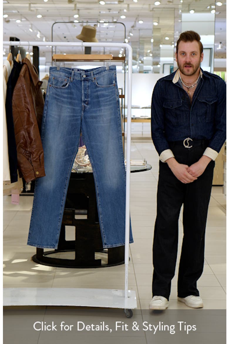 High Waist Relaxed Straight Leg Jeans video