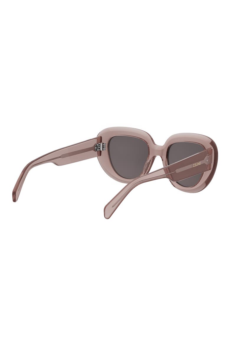 Bold 3 Dots 51mm Gradient Butterfly Sunglasses, Alternate, color, PINK / OTHER / SMOKE